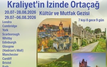 "İngiltere ve İskoçya" Kraliyet'in İzinde Ortaçağ Kültür ve Mutfak Gezisi
